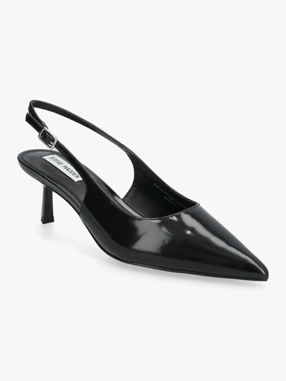 Steve Madden Korra Black Box Leather