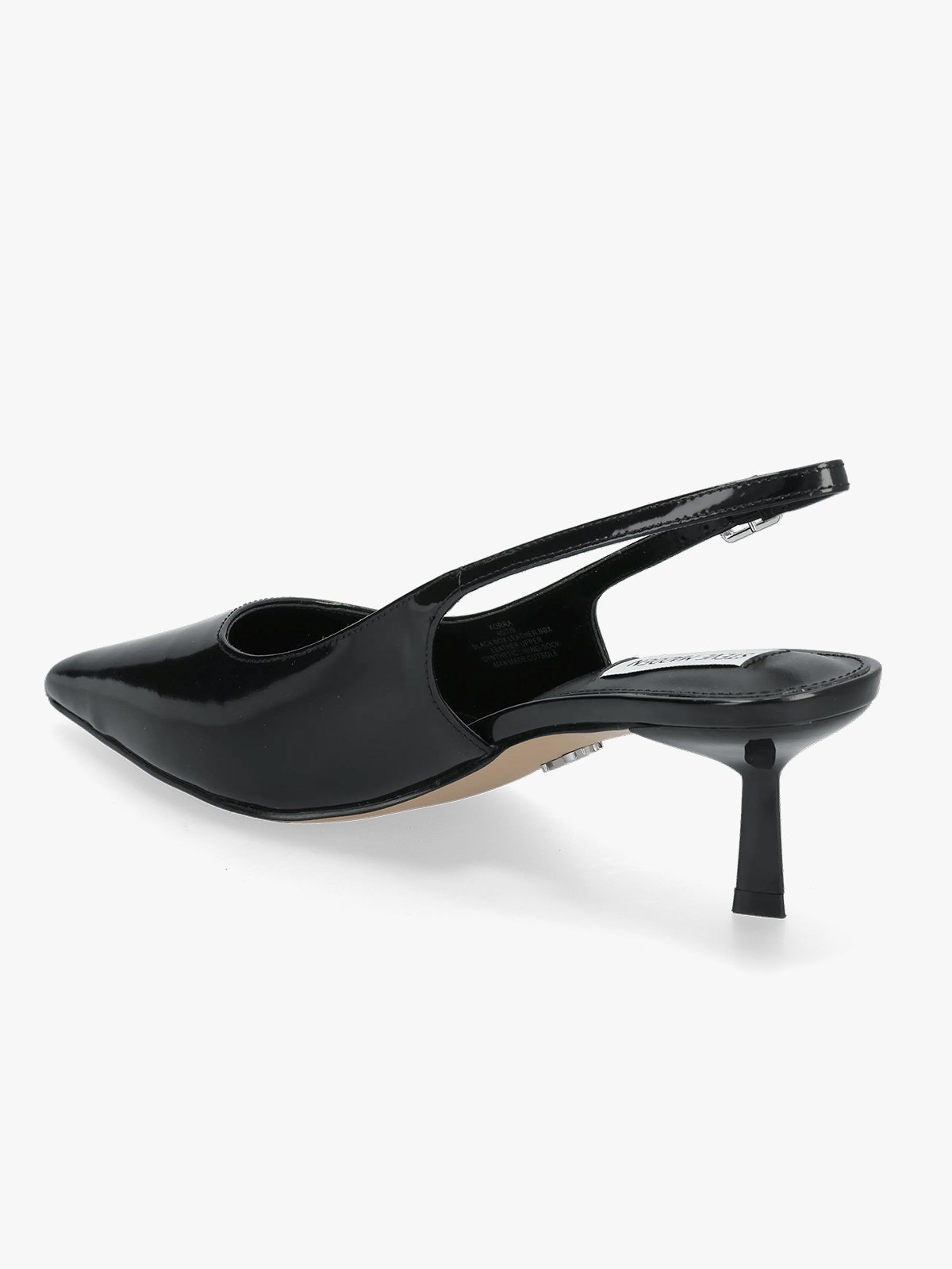 Steve Madden Korra Black Box Leather