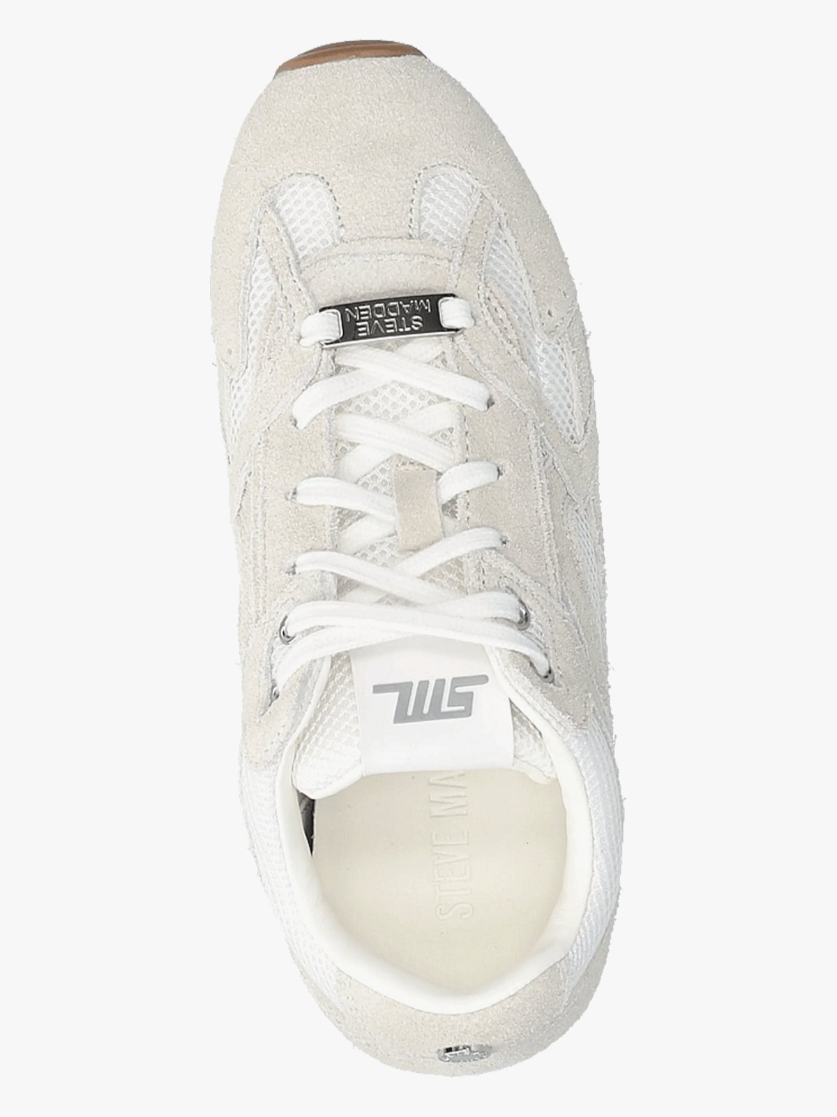 Steve Madden Asiel White Suede