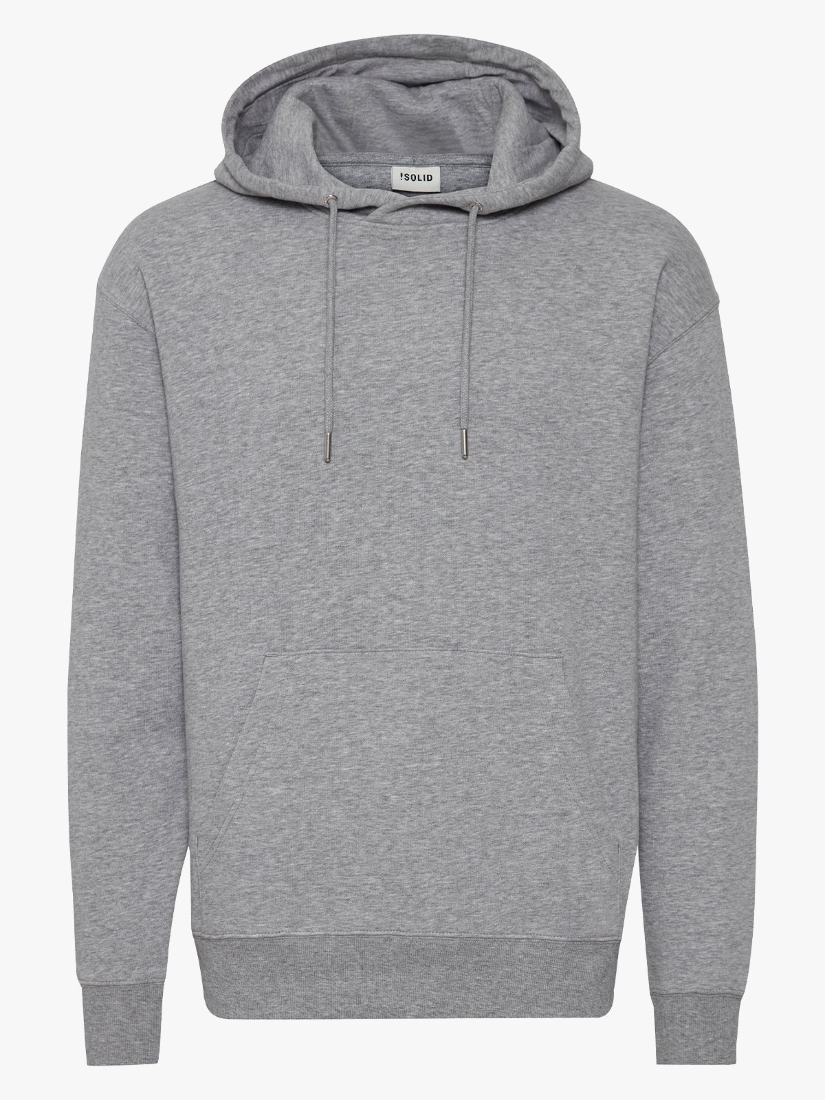 Solid Lenz Hood Sweatshirt Light Grey Melange