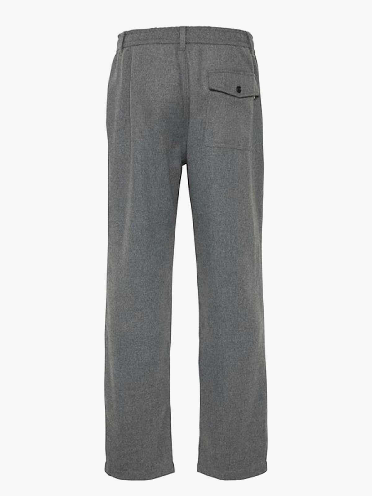 Solid Nels Liam Elas. Pants 1802011 Medium Grey Melange