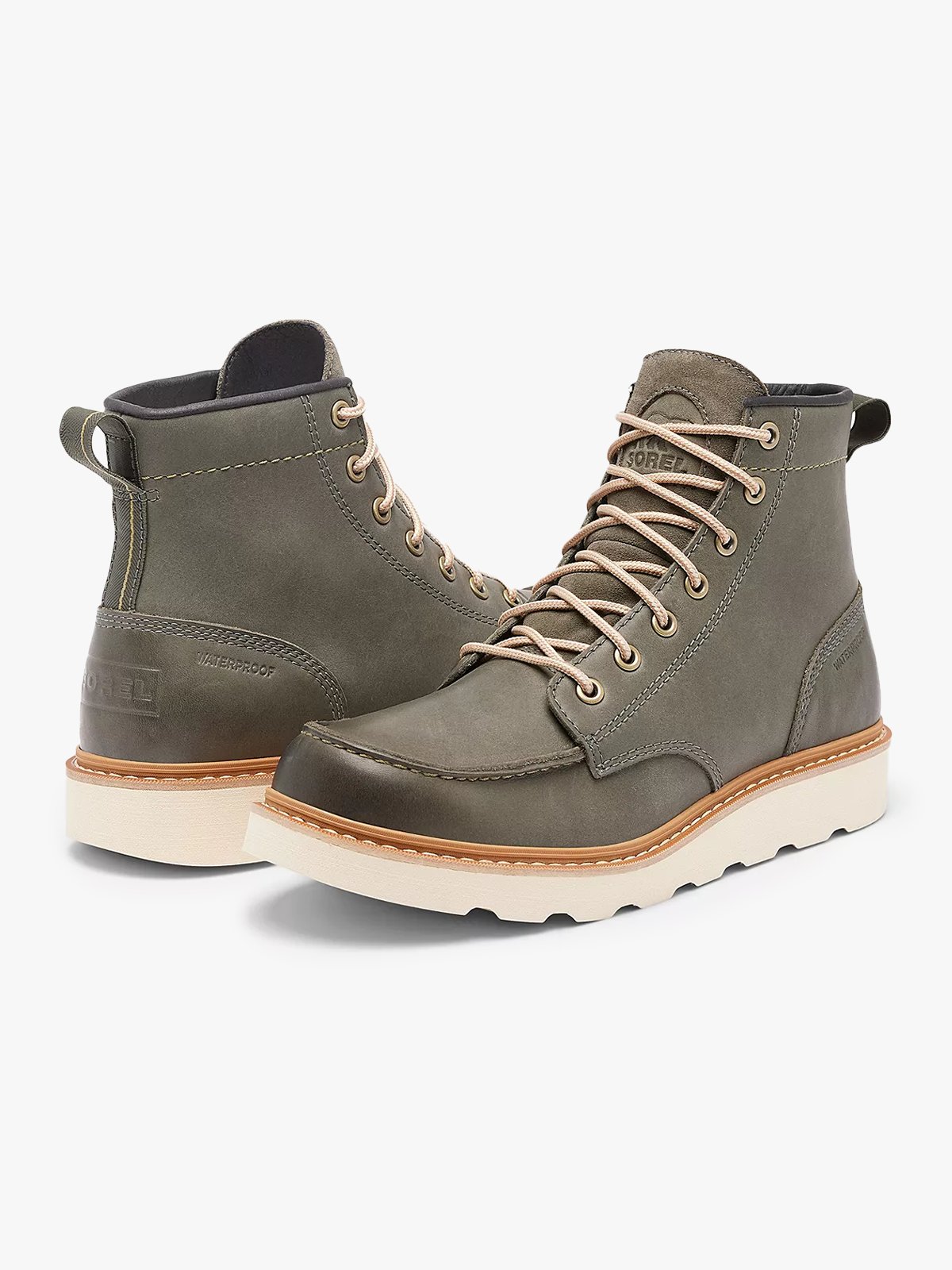 Sorel Slabtown 62' Moc Waterproof Alpine Tundra, Tawny Buff