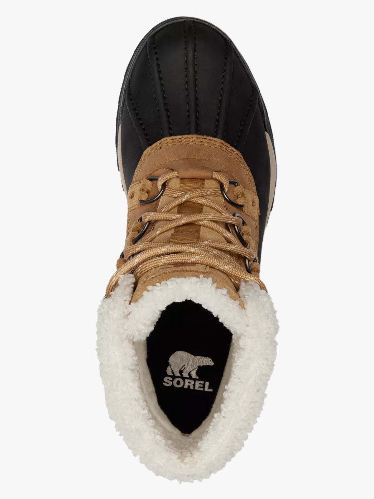 Sorel Scout 87' Lux Waterproof Caribou Buff, Black