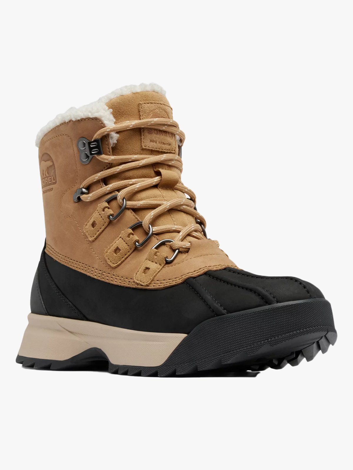 Sorel Scout 87' Lux Waterproof Caribou Buff, Black