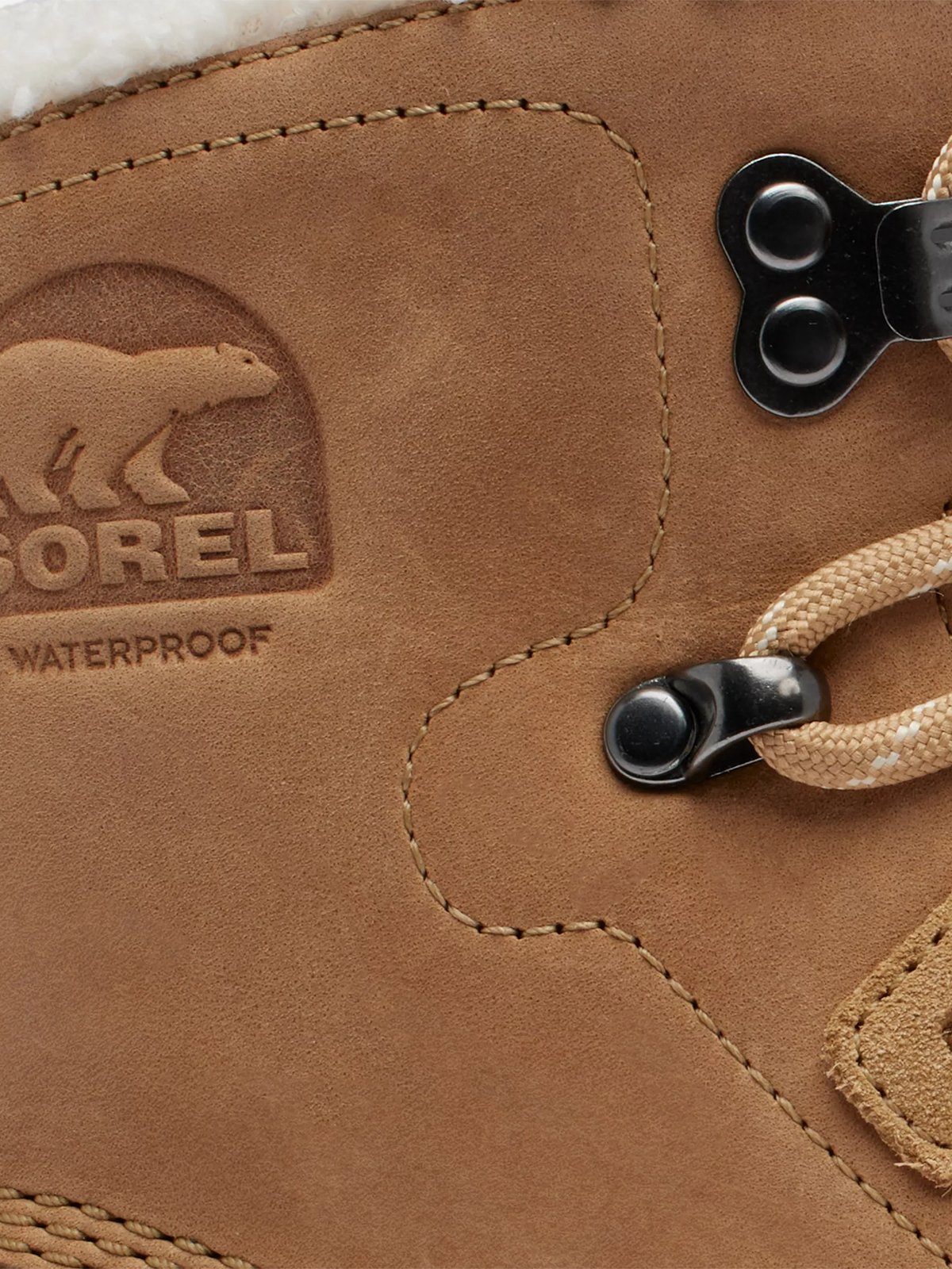 Sorel Scout 87' Lux Waterproof Caribou Buff, Black