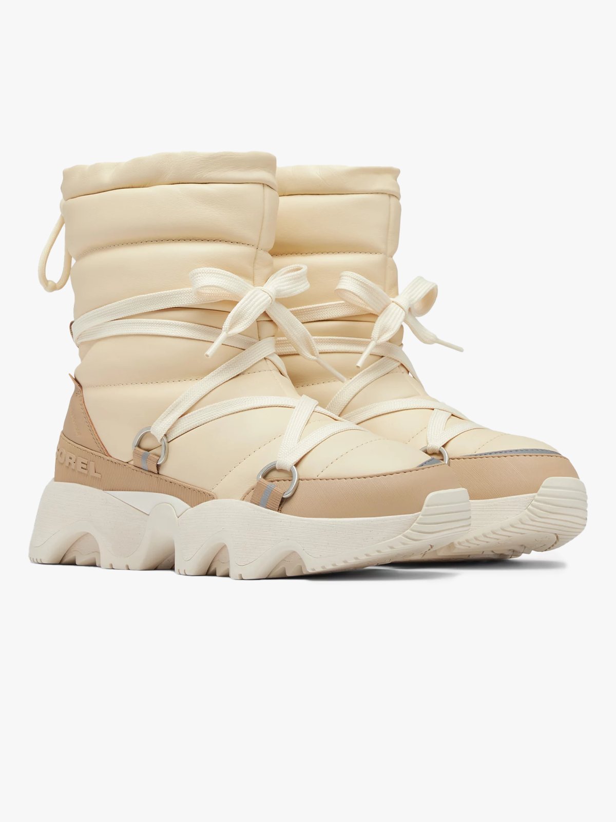 Sorel Kinetic Impact NXT Waterproof Boots Honey White, Dusty Tan