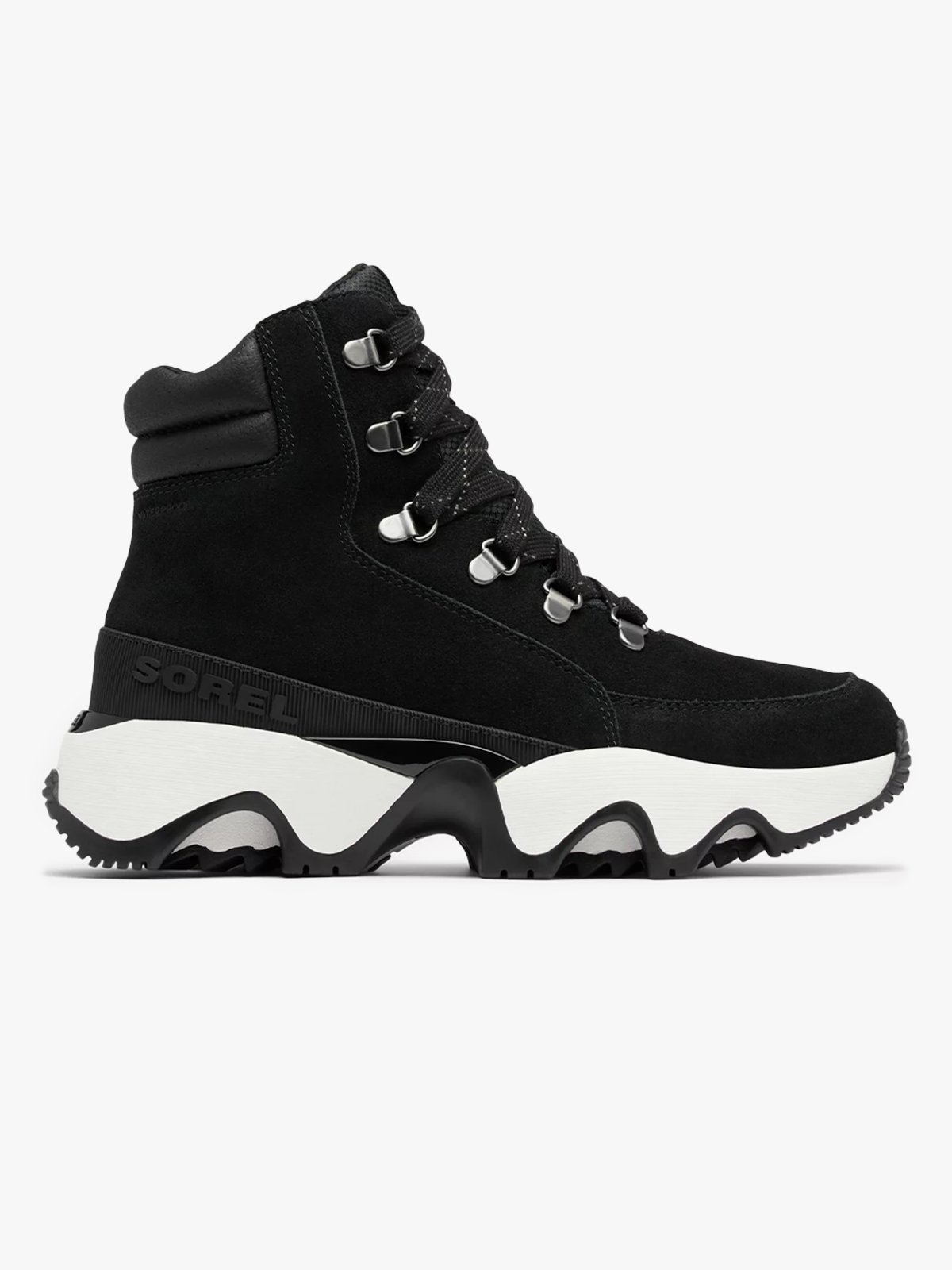 Sorel Kinetic Impact Conquest Plus Waterproof Boot Black / Sea Salt