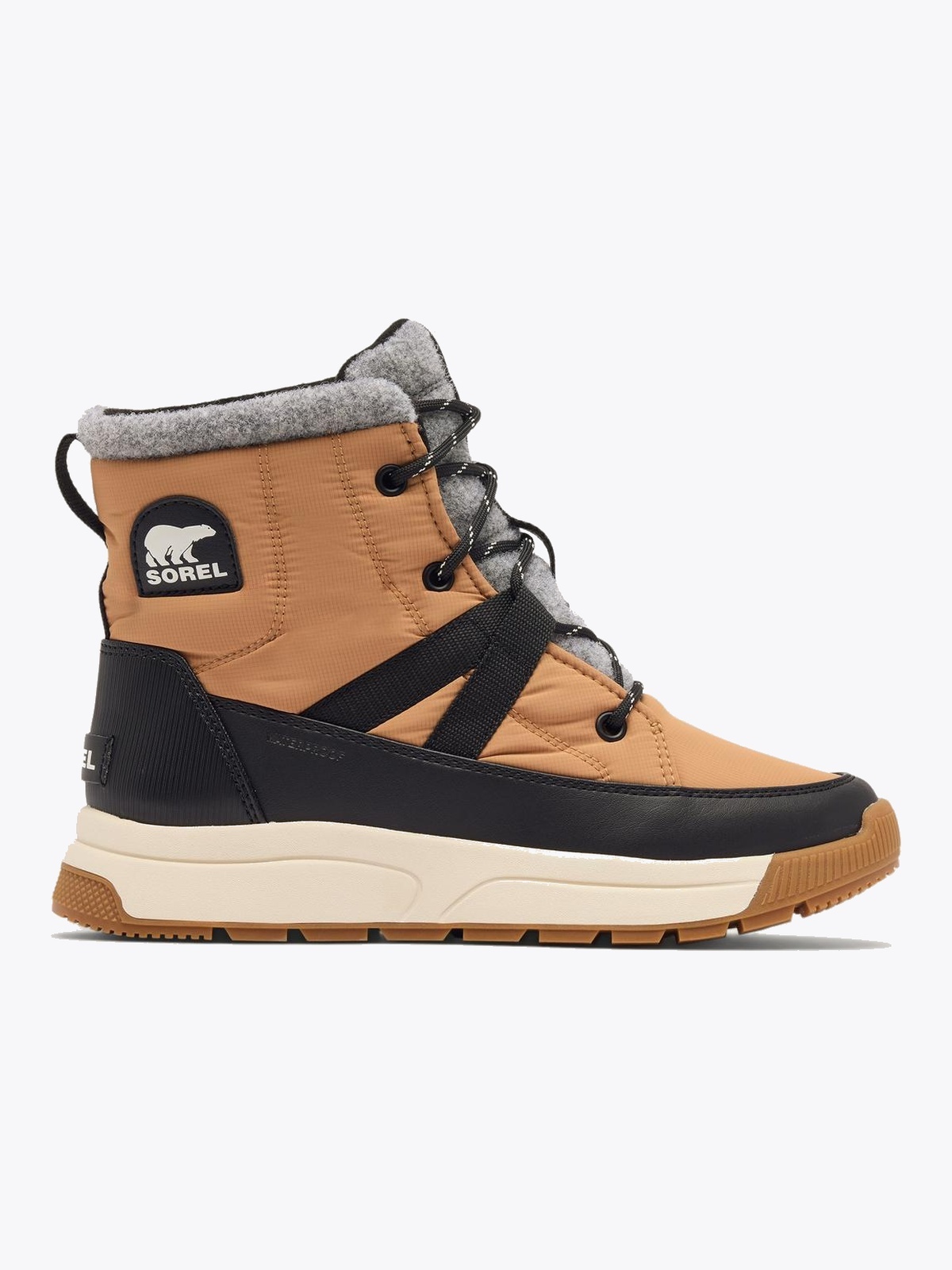 Sorel Whitney III Mid Water Proof Tawny Buff / Black