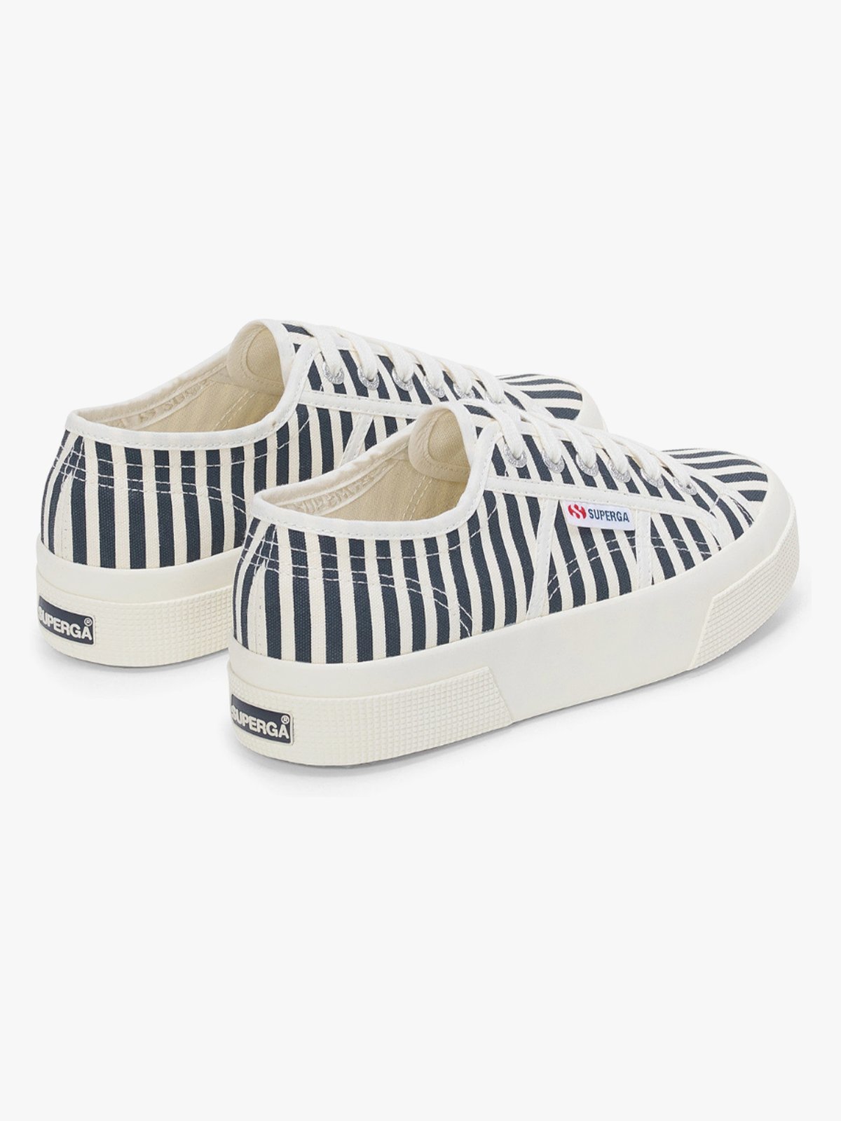 Superga 2740 Stripes Print Off White / Navy