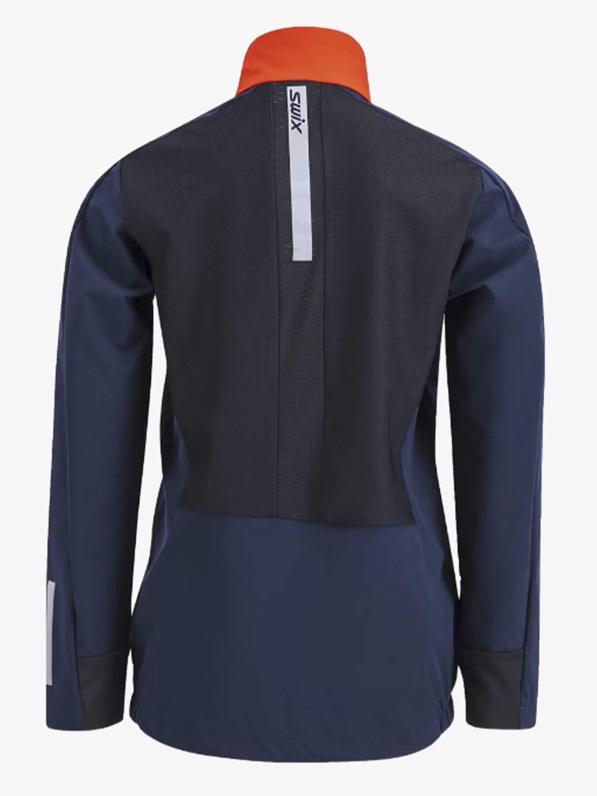 Swix Roadline Wind Jacket Junior Fiery Red / Dark Navy