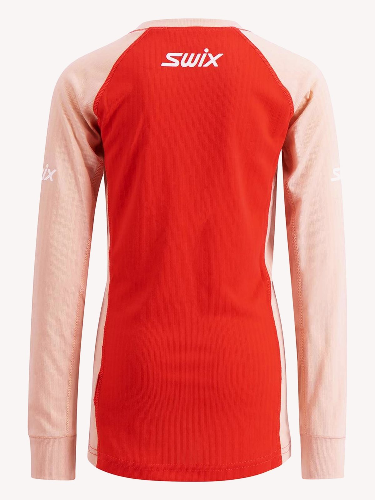 Swix RaceX Classic Long Sleeve Junior Peach Whip / Teaberry
