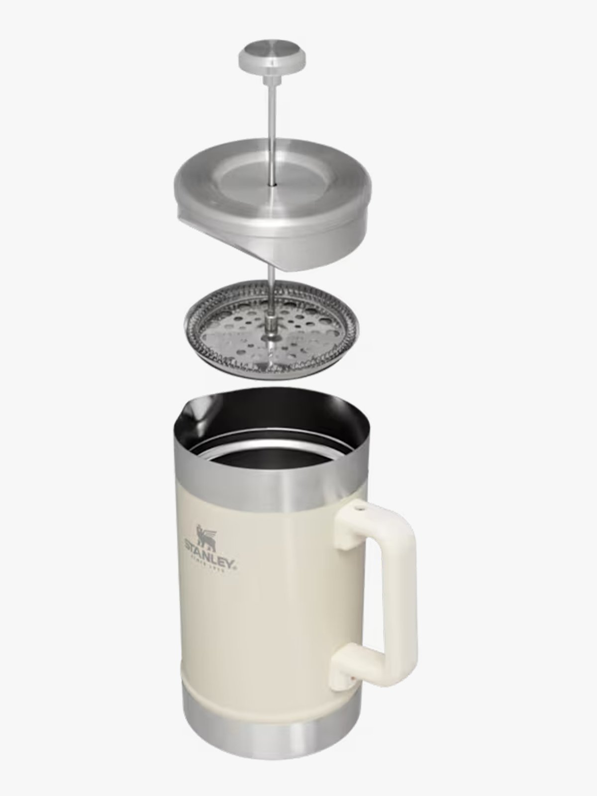 Stanley The Stay-Hot French Press 1.4L / 48oz Cream Gloss