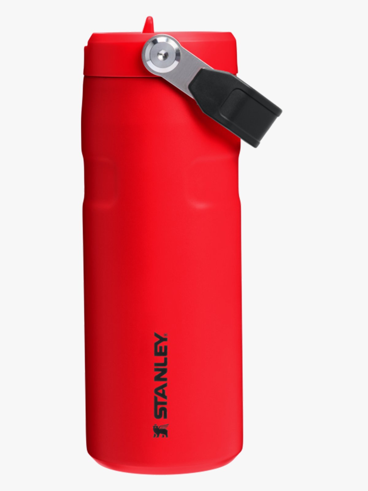 Stanley The IceFlow™ Flip Straw 2.0 Bottle 0.47L / 16oz Chili Black