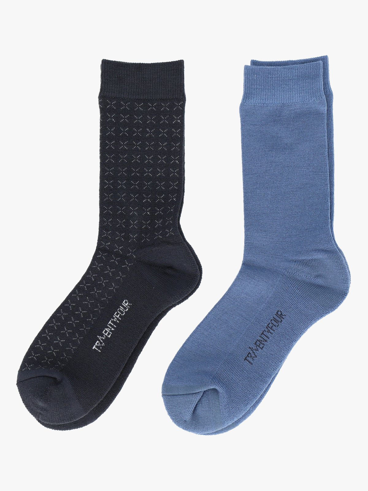 Twentyfour Aurora Idun Ullsokk 2-Pack Mellomblå