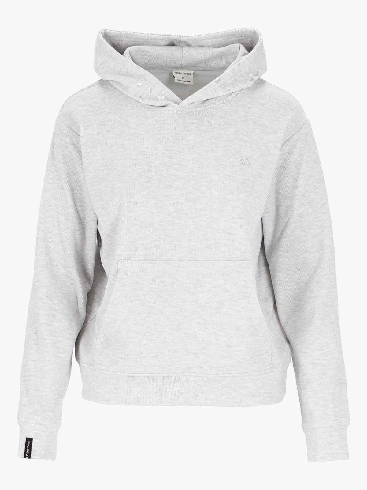 Twentyfour Mode Comfy Hoodie Lys Grå Melange