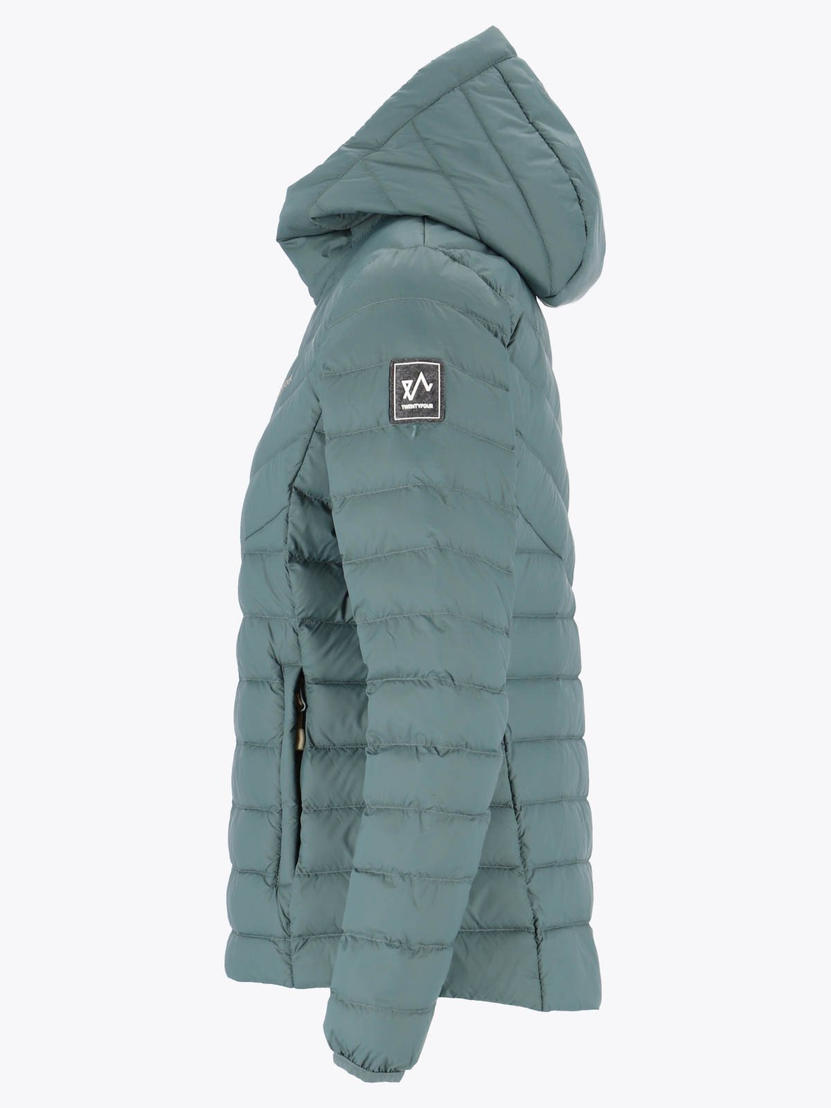 Twentyfour Finse Super Light Dunjakke Mellomgrønn