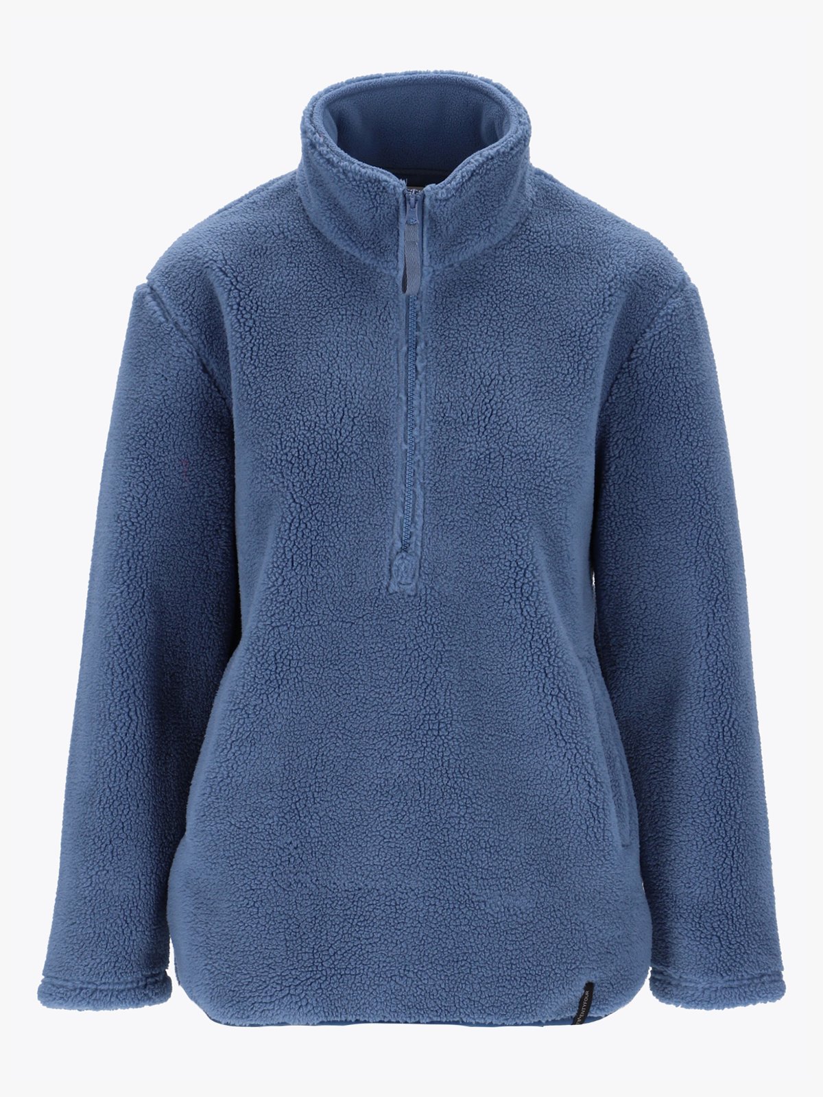 Twentyfour Mode Pile Half Zip Gråblå