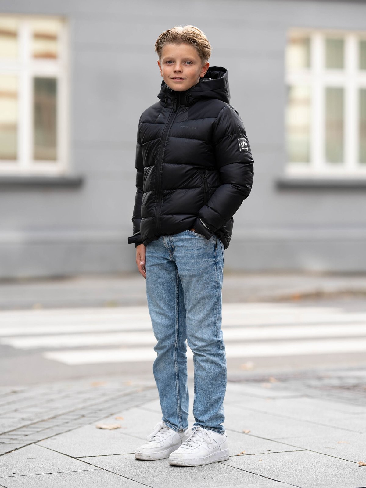 Twentyfour Isbre Dunjakke Junior Sort