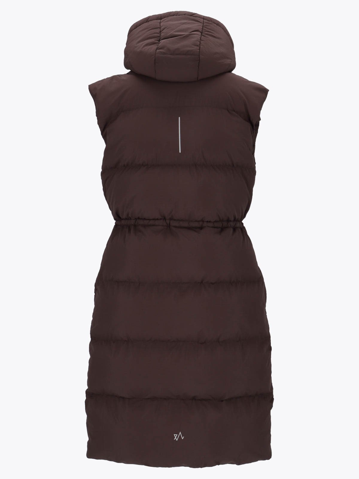 Twentyfour Mode Eva Puffy Vest Mørk brun