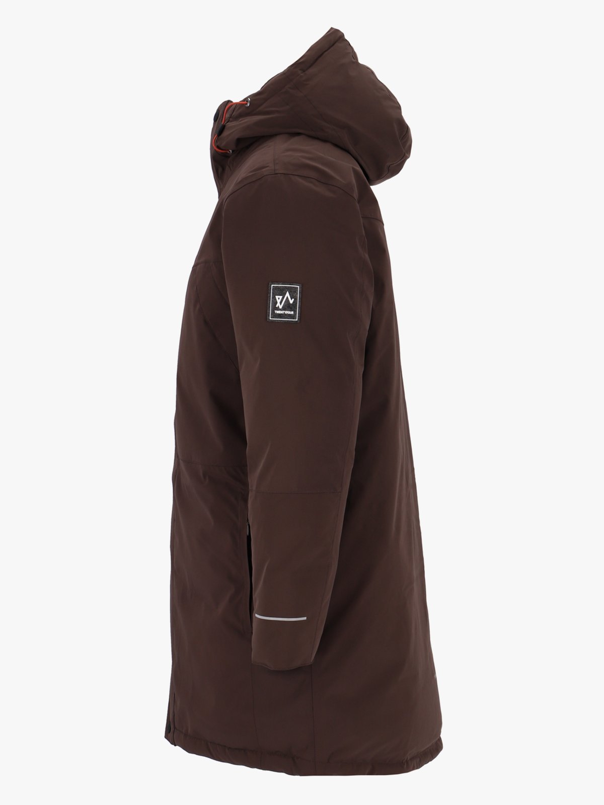 Twentyfour Finse Dunparkas Mørk Brun