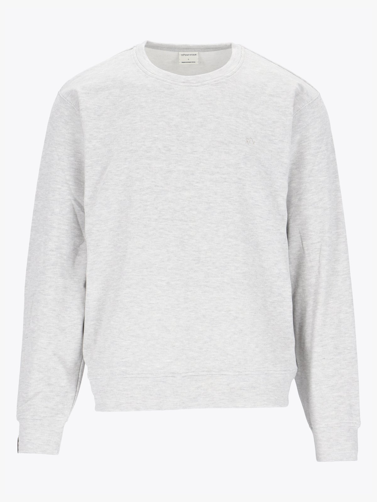 Twentyfour Mode Comfy Genser Lys Grå Melange