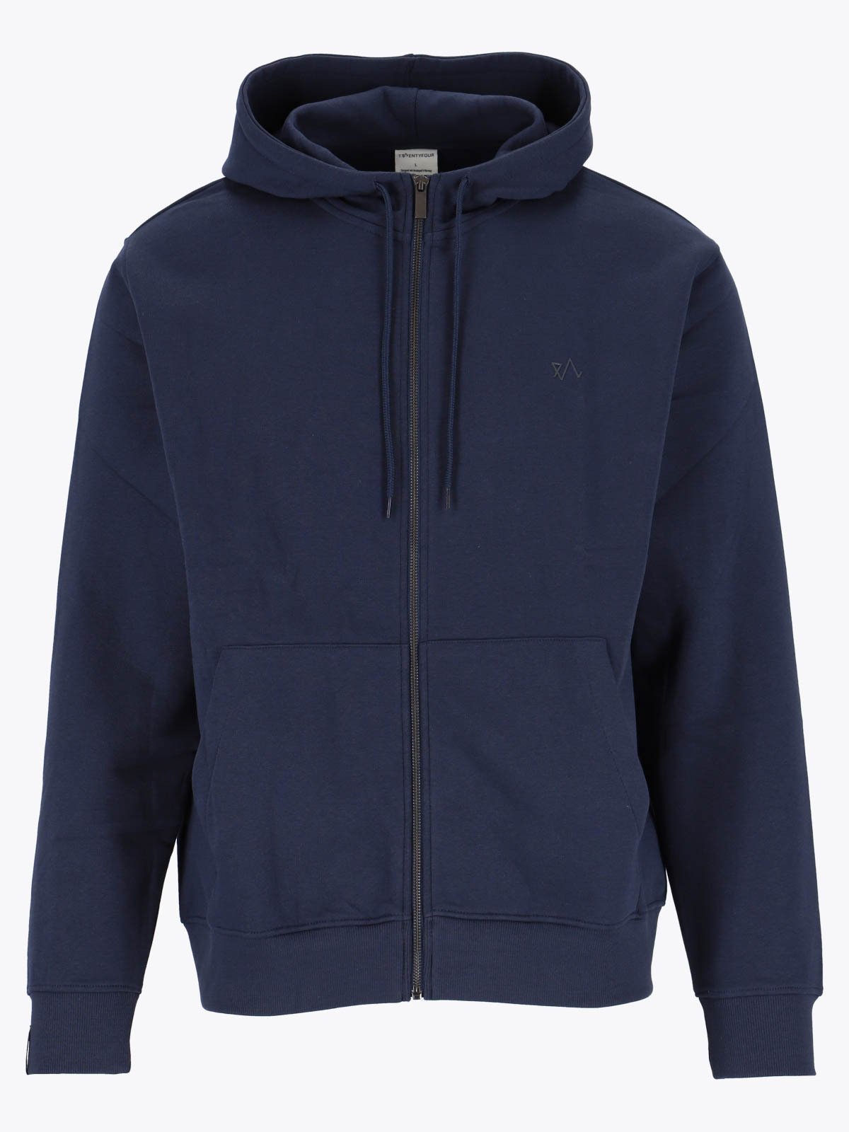Twentyfour & Zip Hoodie Marine
