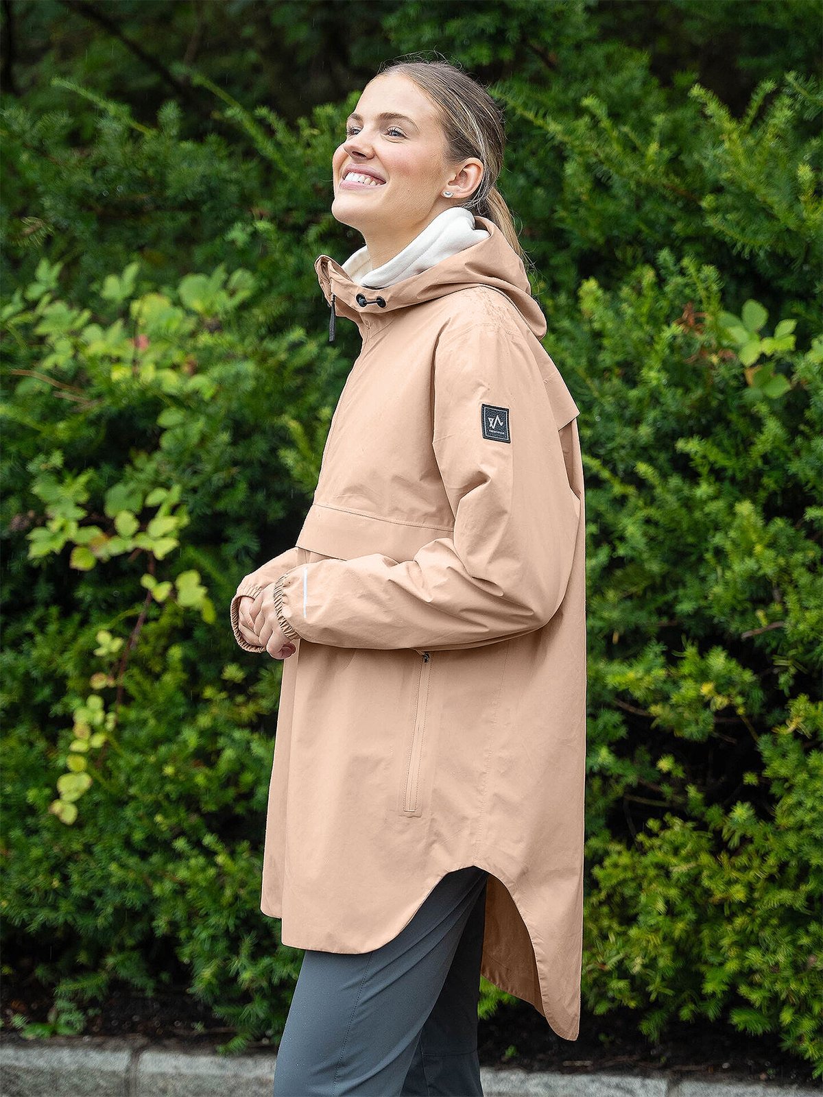 Twentyfour Mode Packable Anorak Mørk Beige