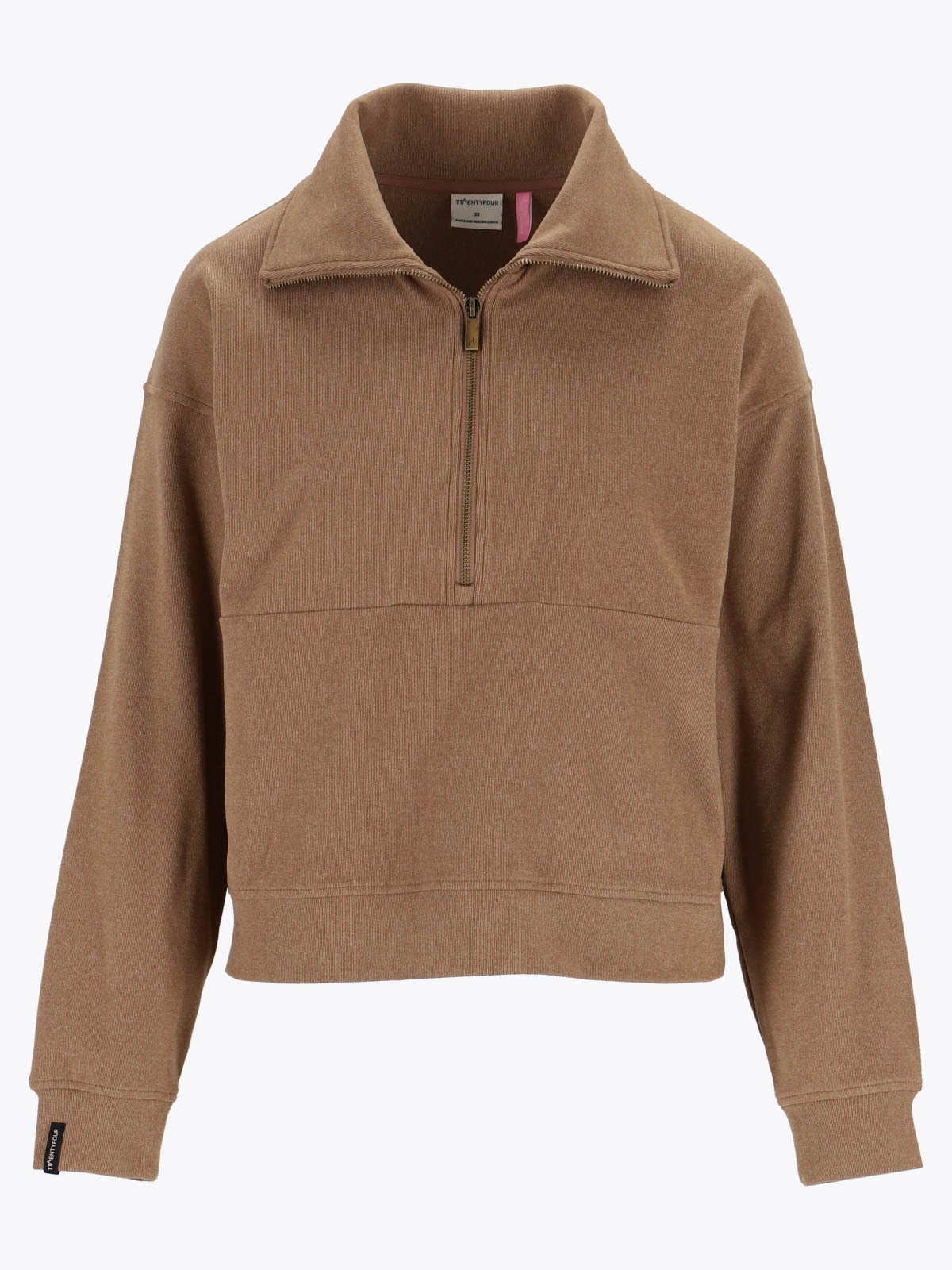 Twentyfour Mode Cozy Half Zip Kakao
