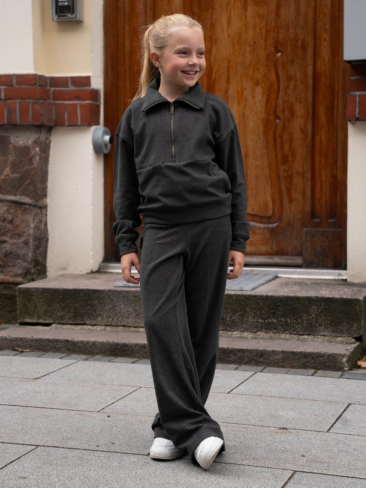 Twentyfour Mode Cozy Half Zip Junior Sort