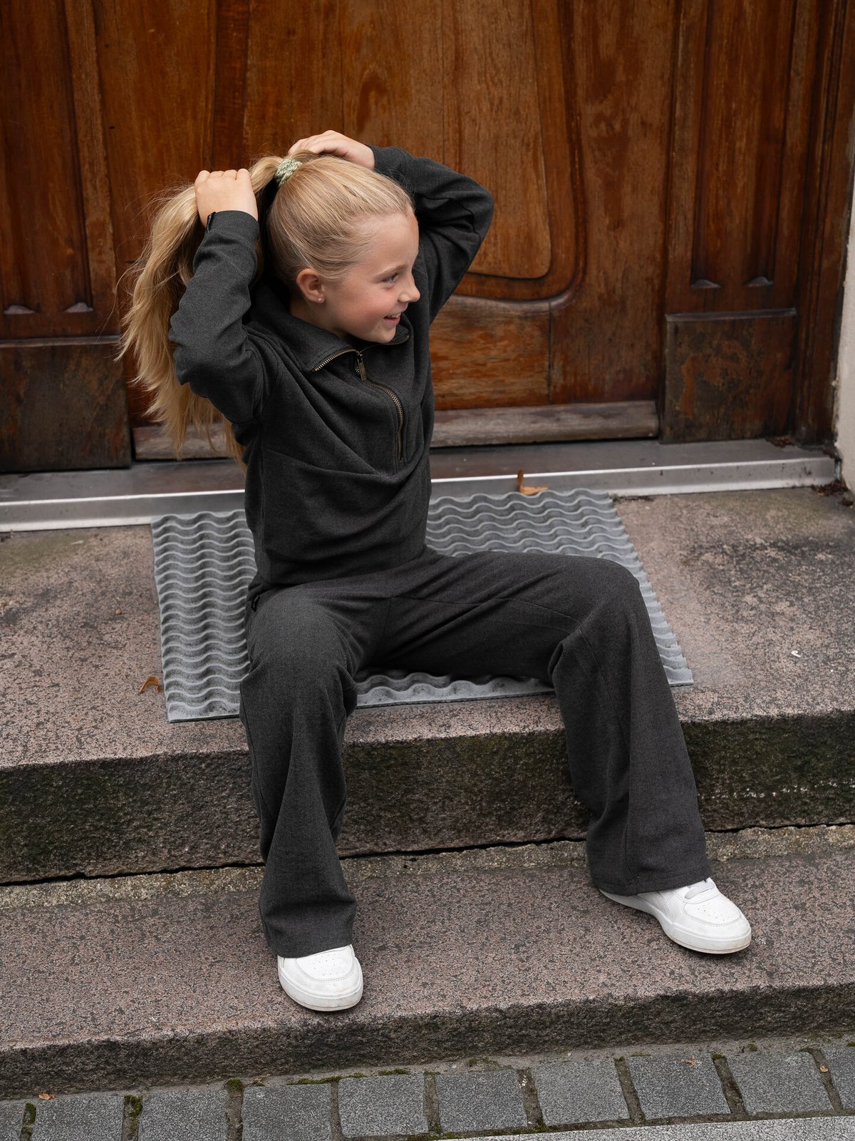 Twentyfour Mode Cozy Half Zip Junior Sort