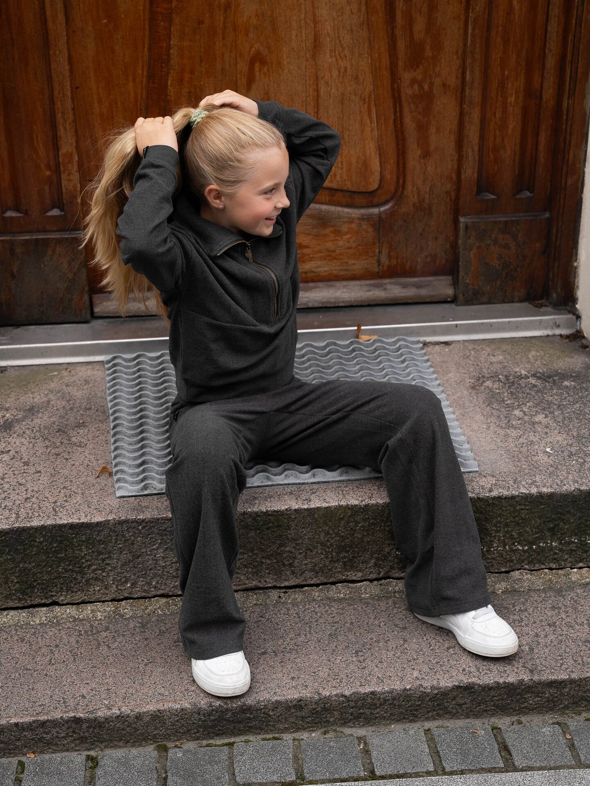 Twentyfour Mode Cozy Half Zip Junior Sort