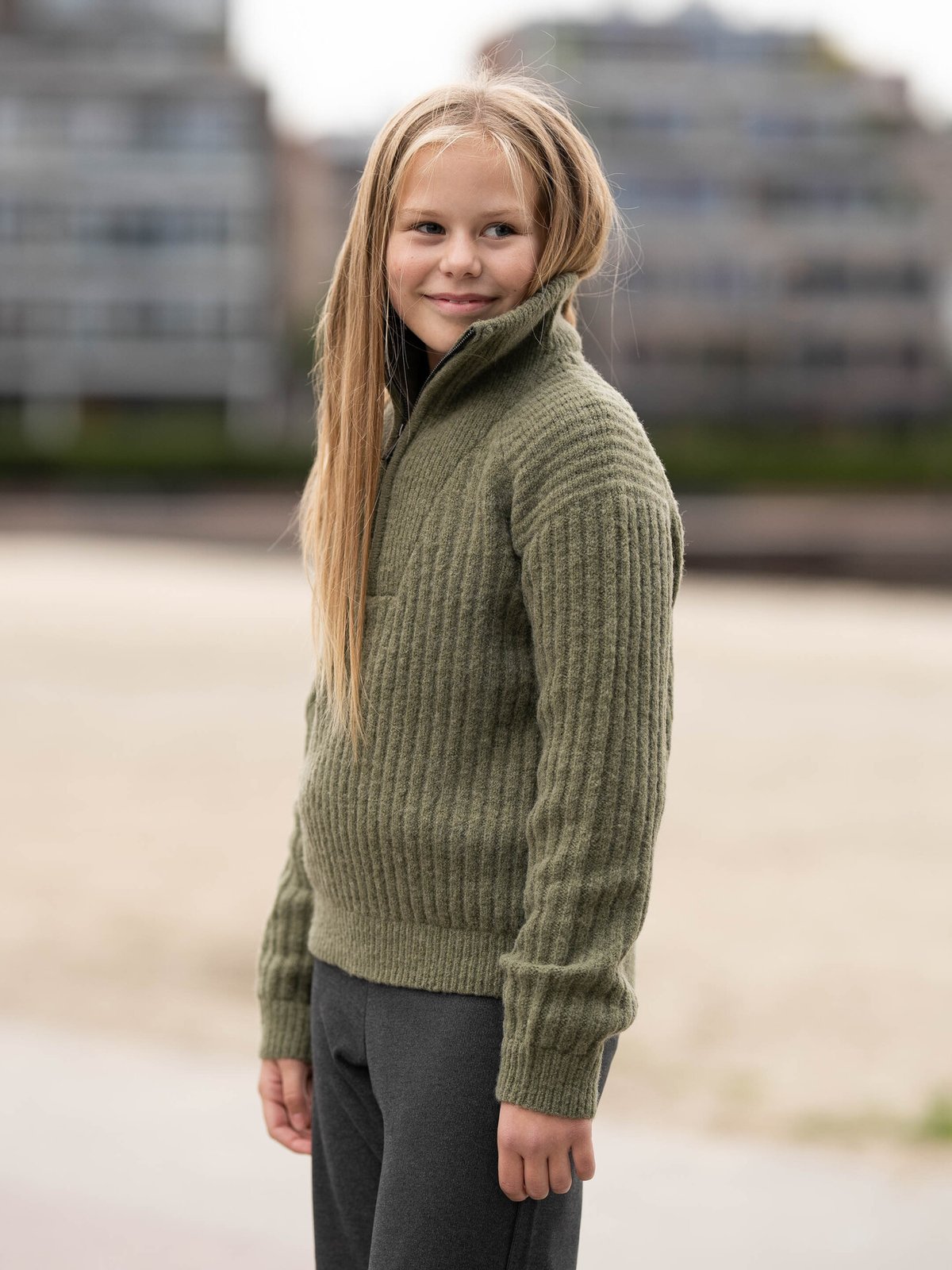 Twentyfour Mode Iris Half-Zip Genser Junior FURU