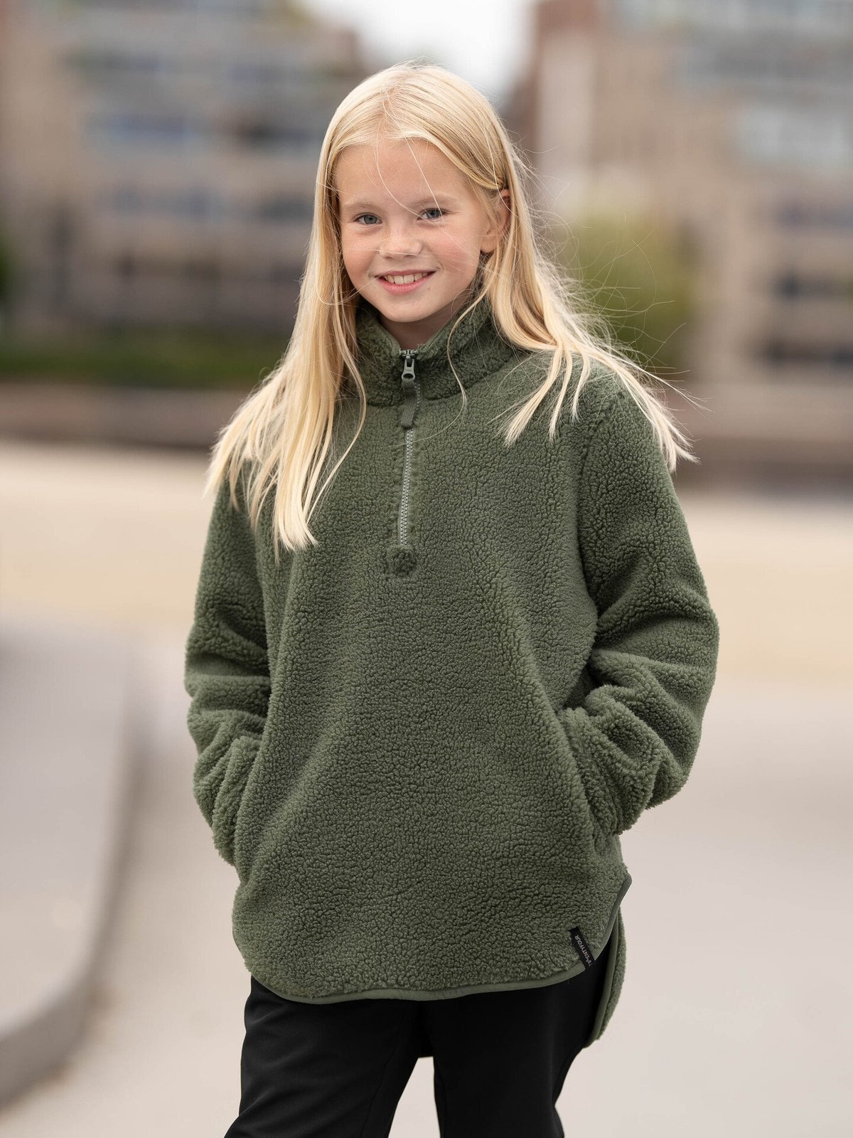 Twentyfour Mode Pile Half-Zip Junior Furu