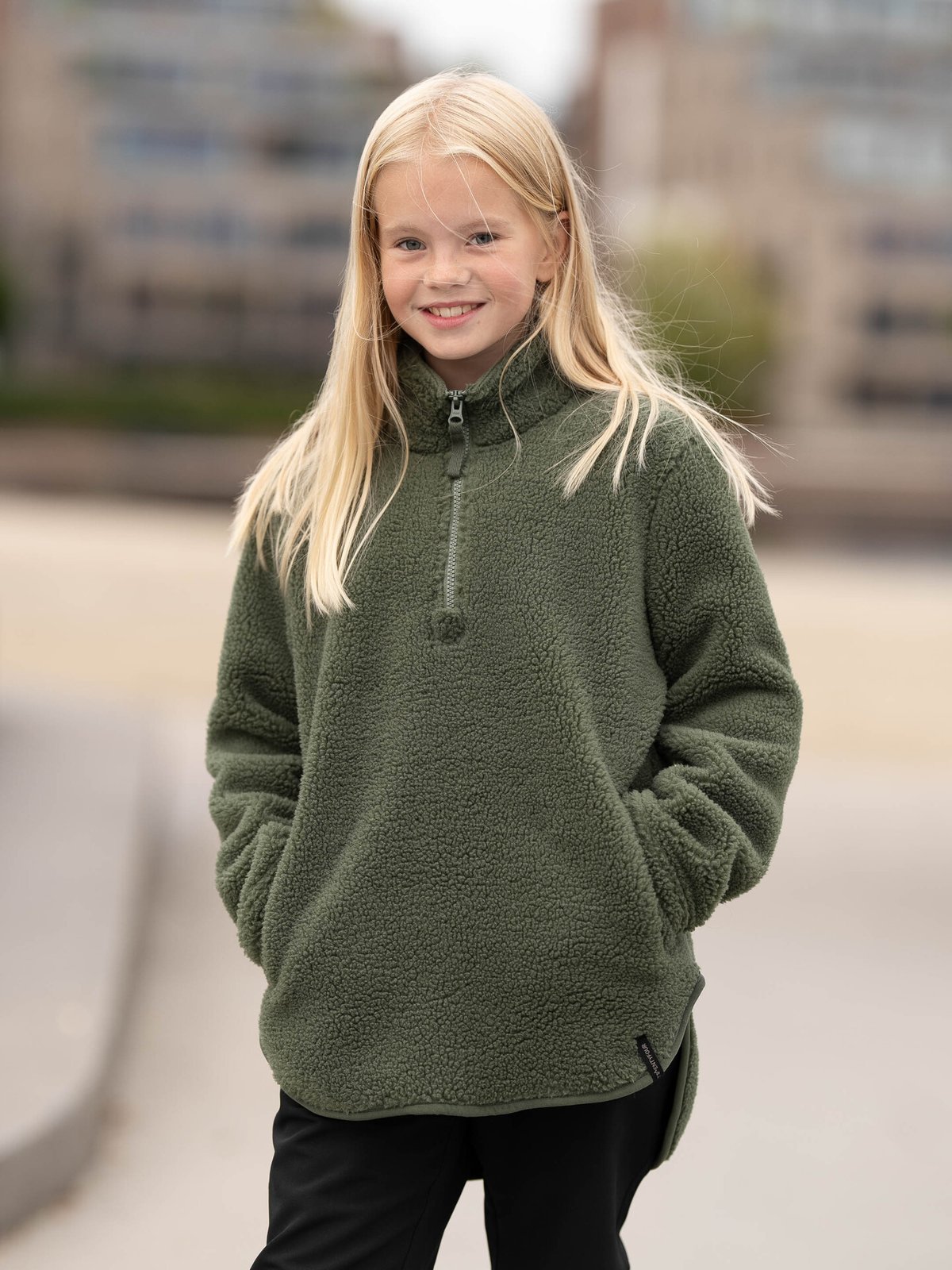 Twentyfour Mode Pile Half-Zip Junior Furu