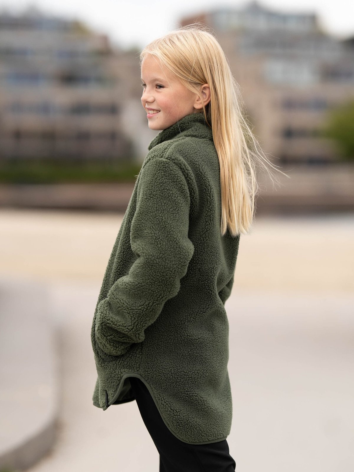 Twentyfour Mode Pile Half-Zip Junior Furu