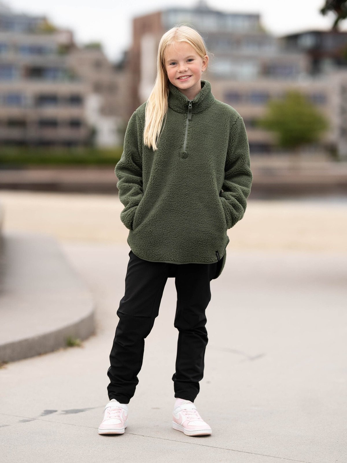 Twentyfour Mode Pile Half-Zip Junior Furu