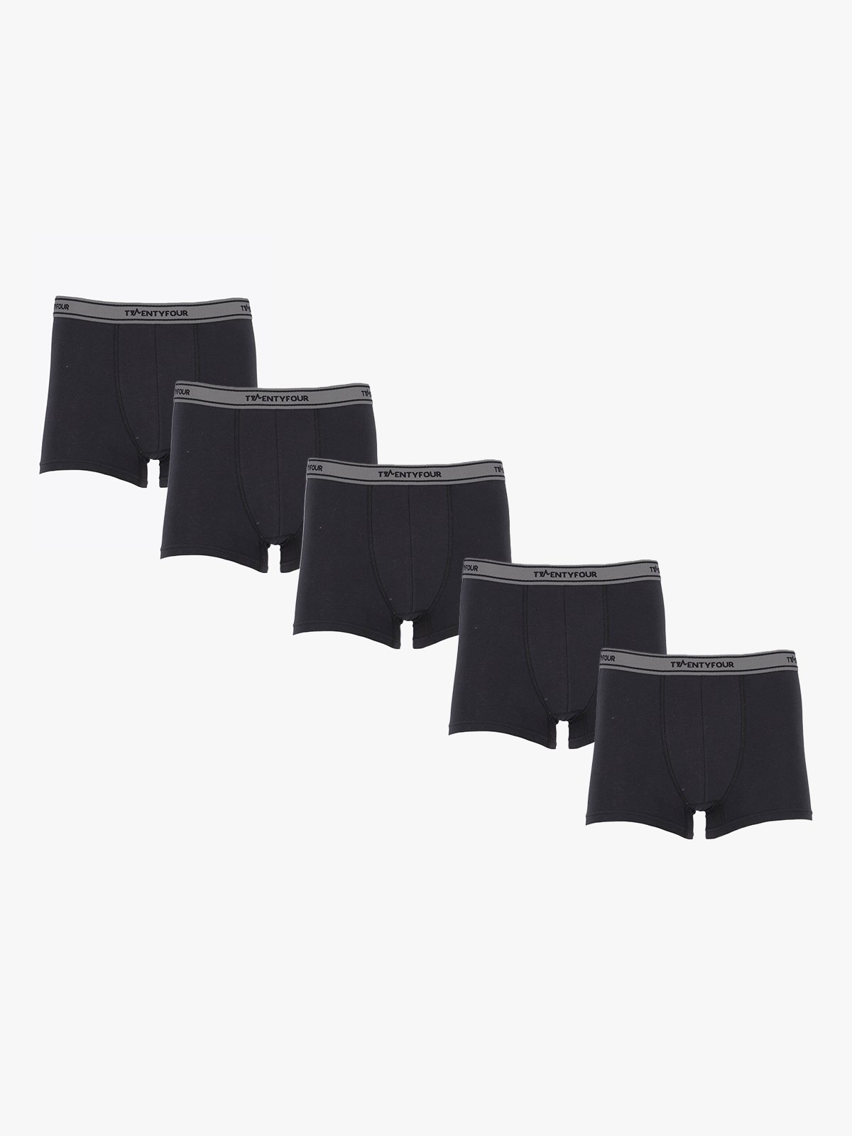 Twentyfour & Boxer 5-pack Sort / Marine / Gray