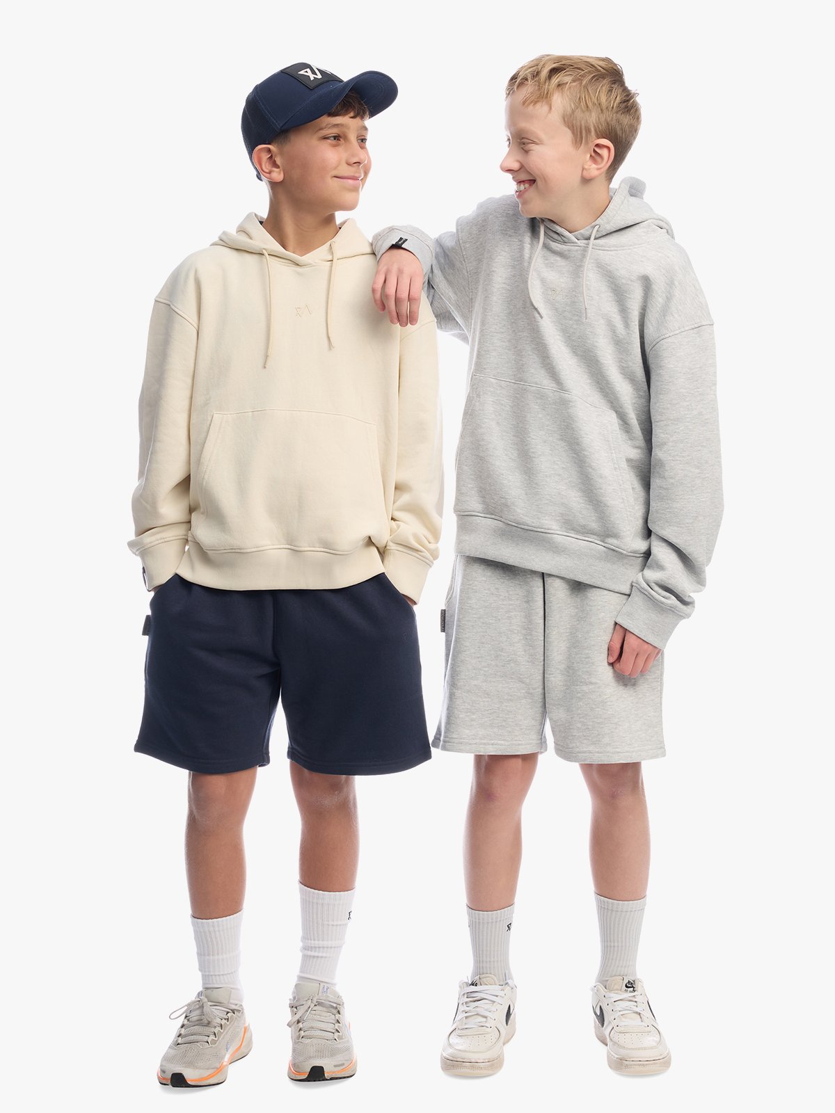 Twentyfour & Hoodie Junior Gråhvit