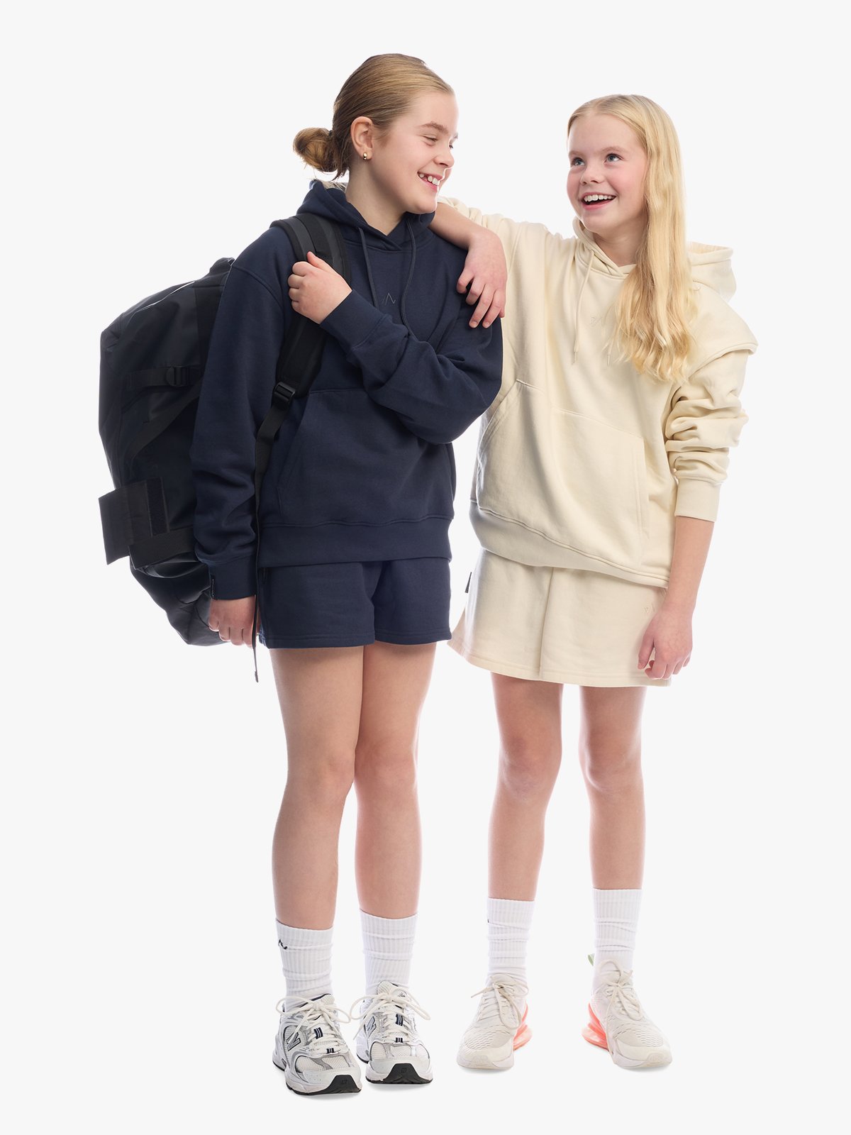 Twentyfour & Hoodie Junior Gråhvit