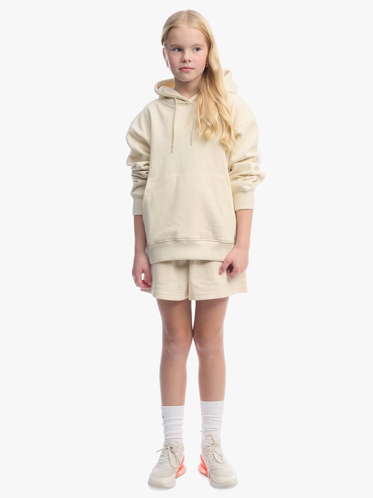 Twentyfour & Shorts Jente Gråhvit