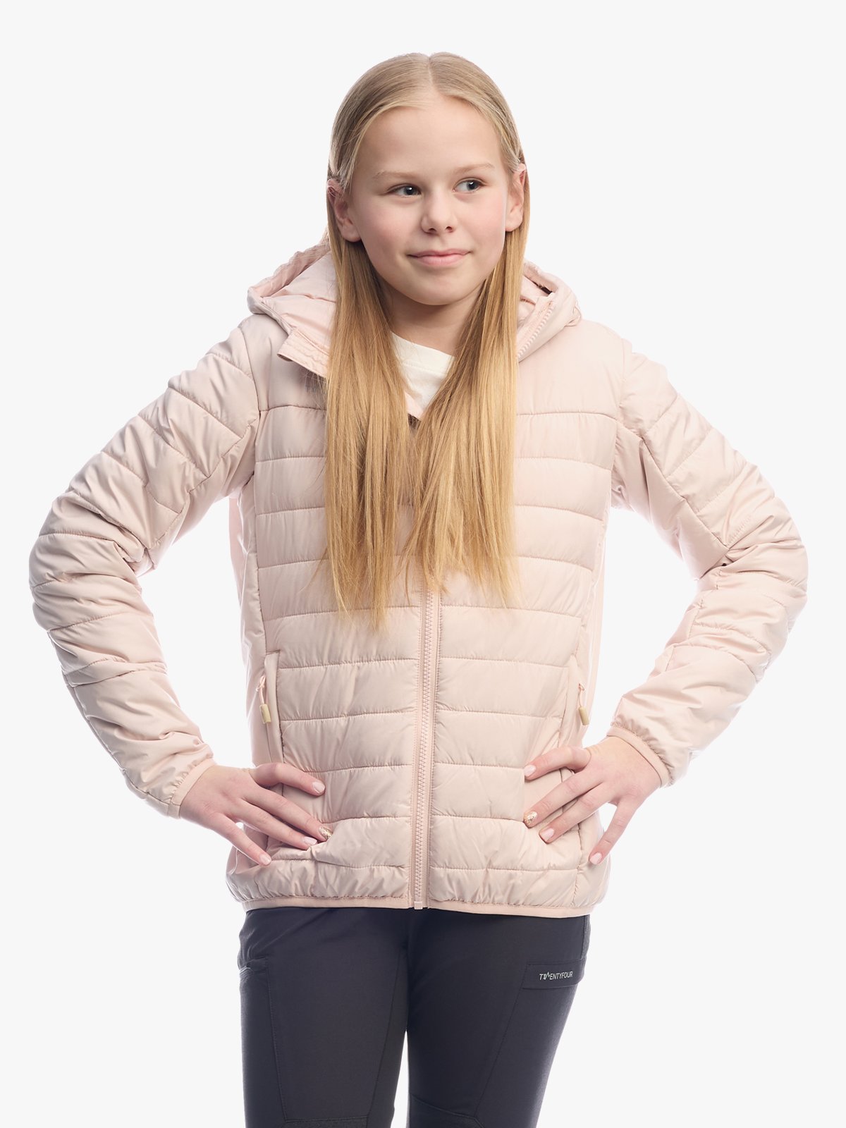 Twentyfour Mode Thermal Jakke Junior Lys Støvrosa