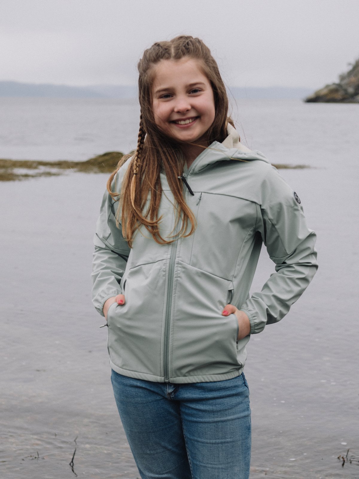 Twentyfour Venture 360 Jakke Junior Grågrønn