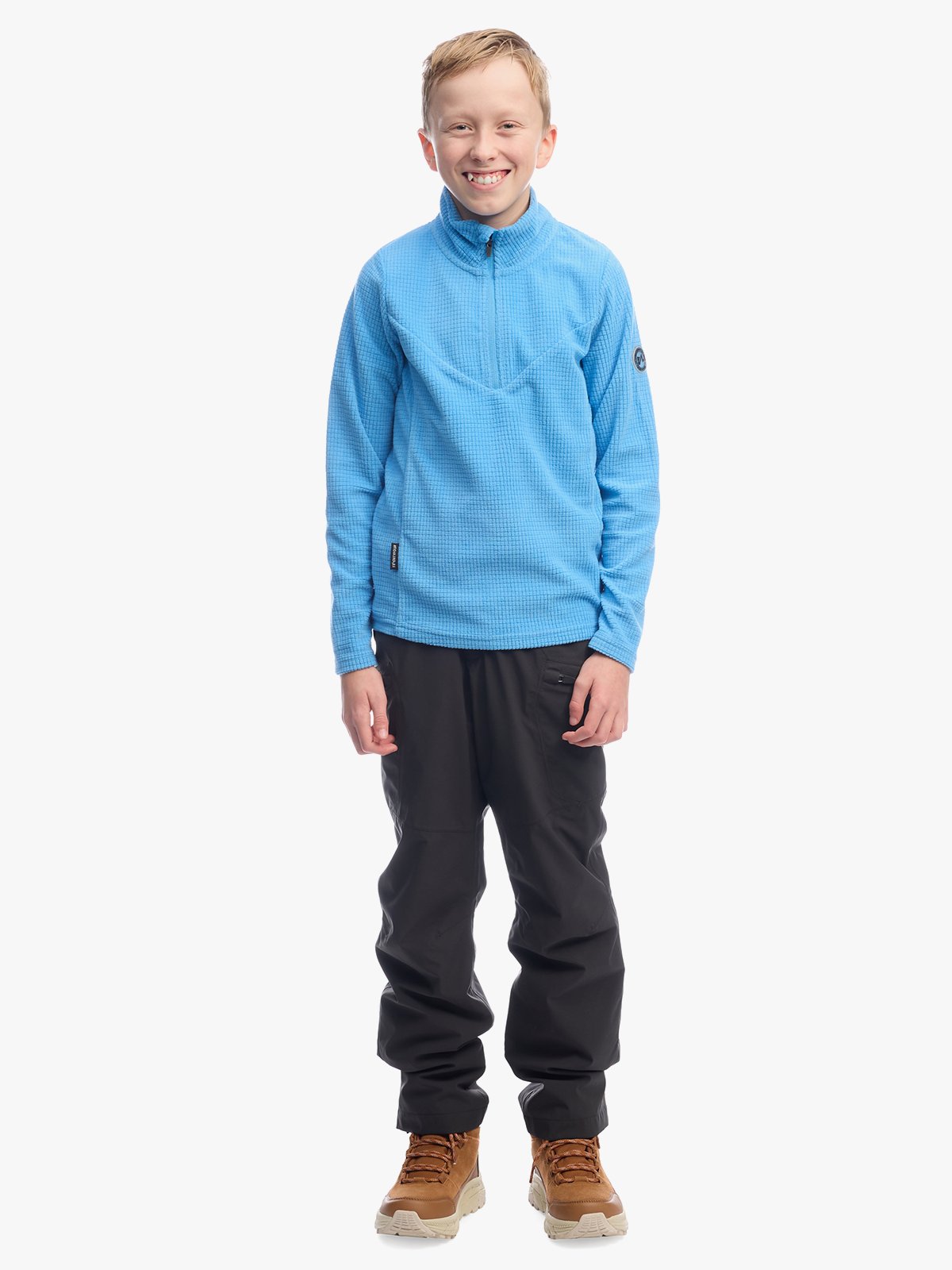 Twentyfour Venture Light Fleece Half Zip Junior Asurblå