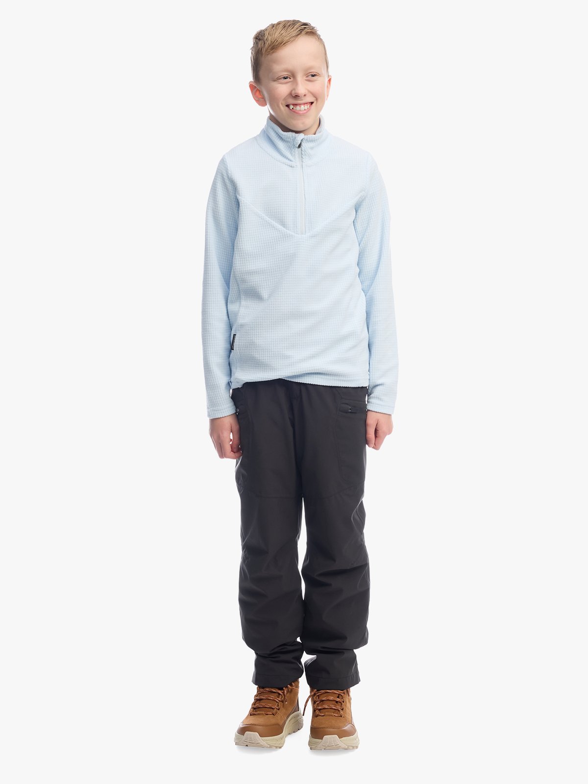 Twentyfour Venture Light Fleece Half Zip Junior Isblå