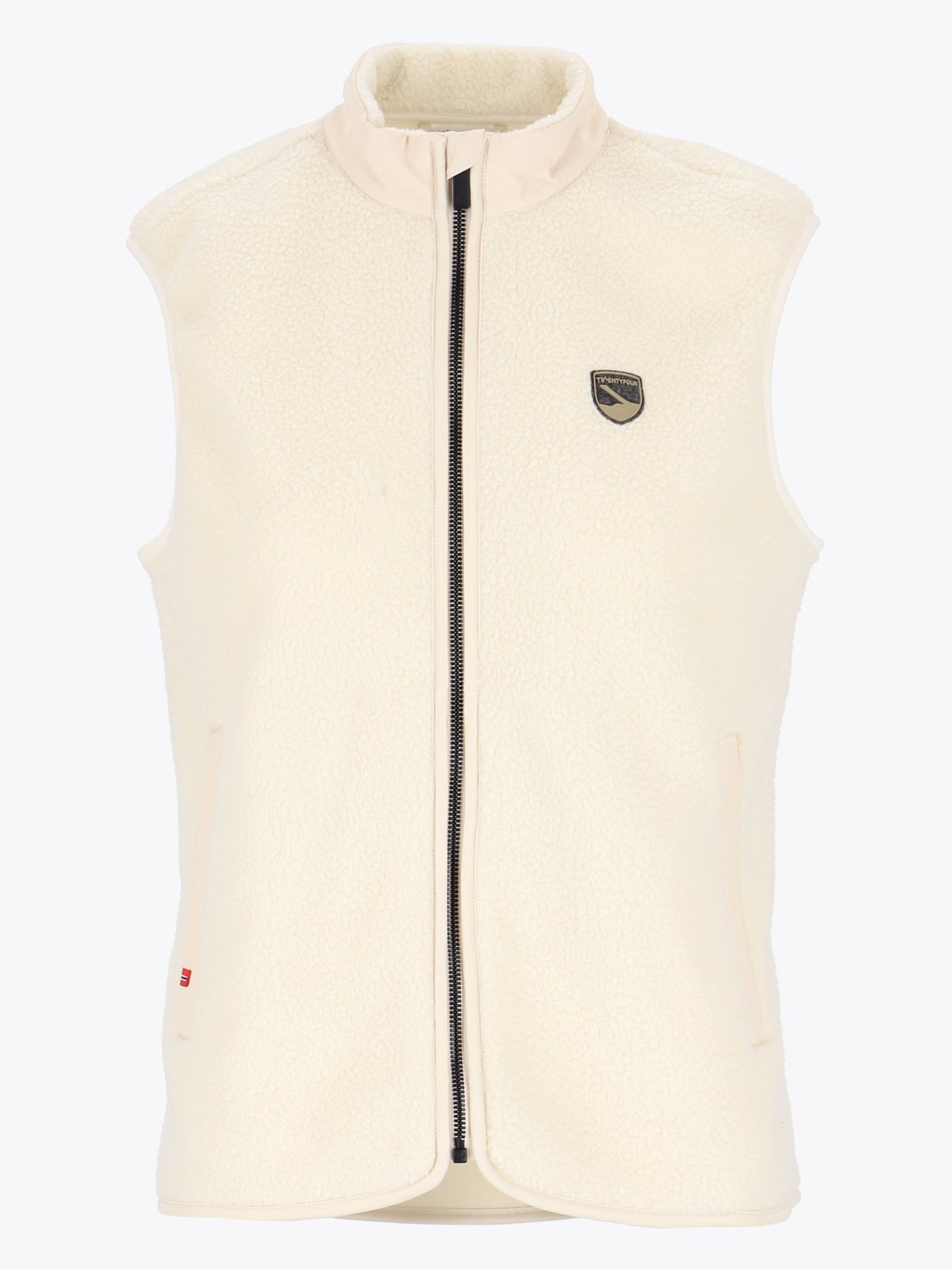 Twentyfour Aurora Pile Vest Kollen / Gråhvit