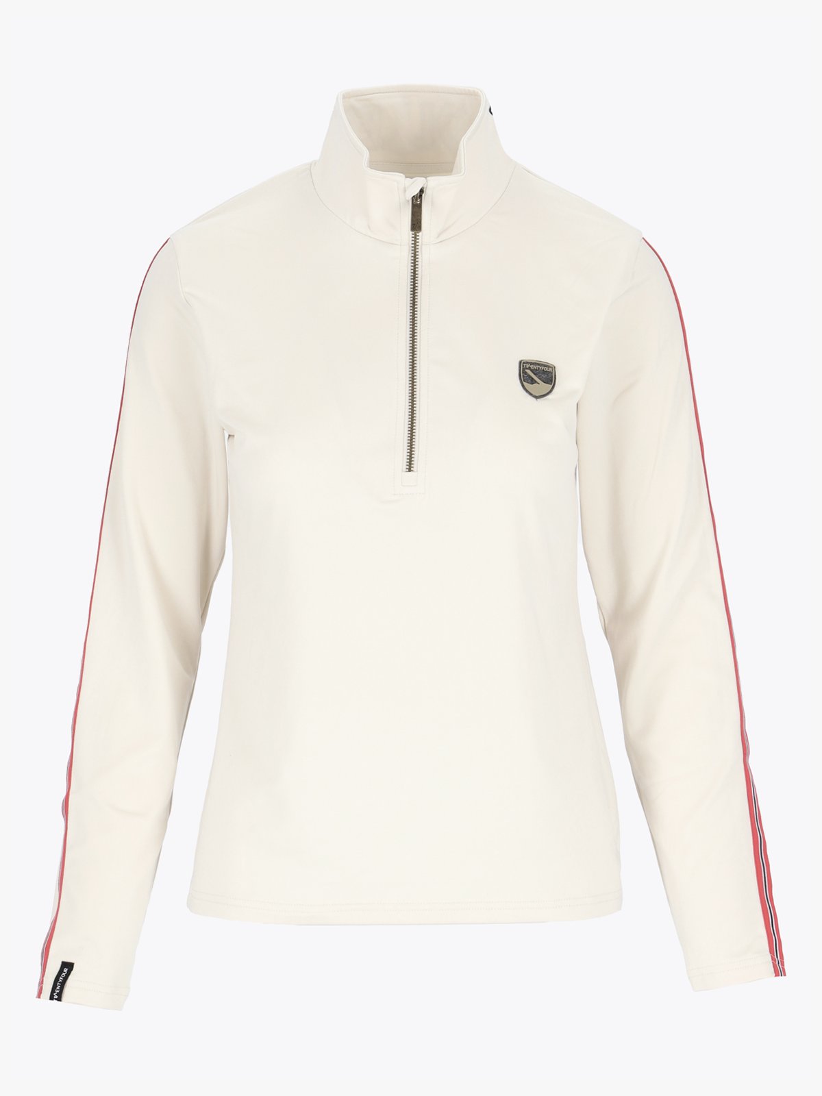 Twentyfour Aurora Half Zip Genser Gråhvit