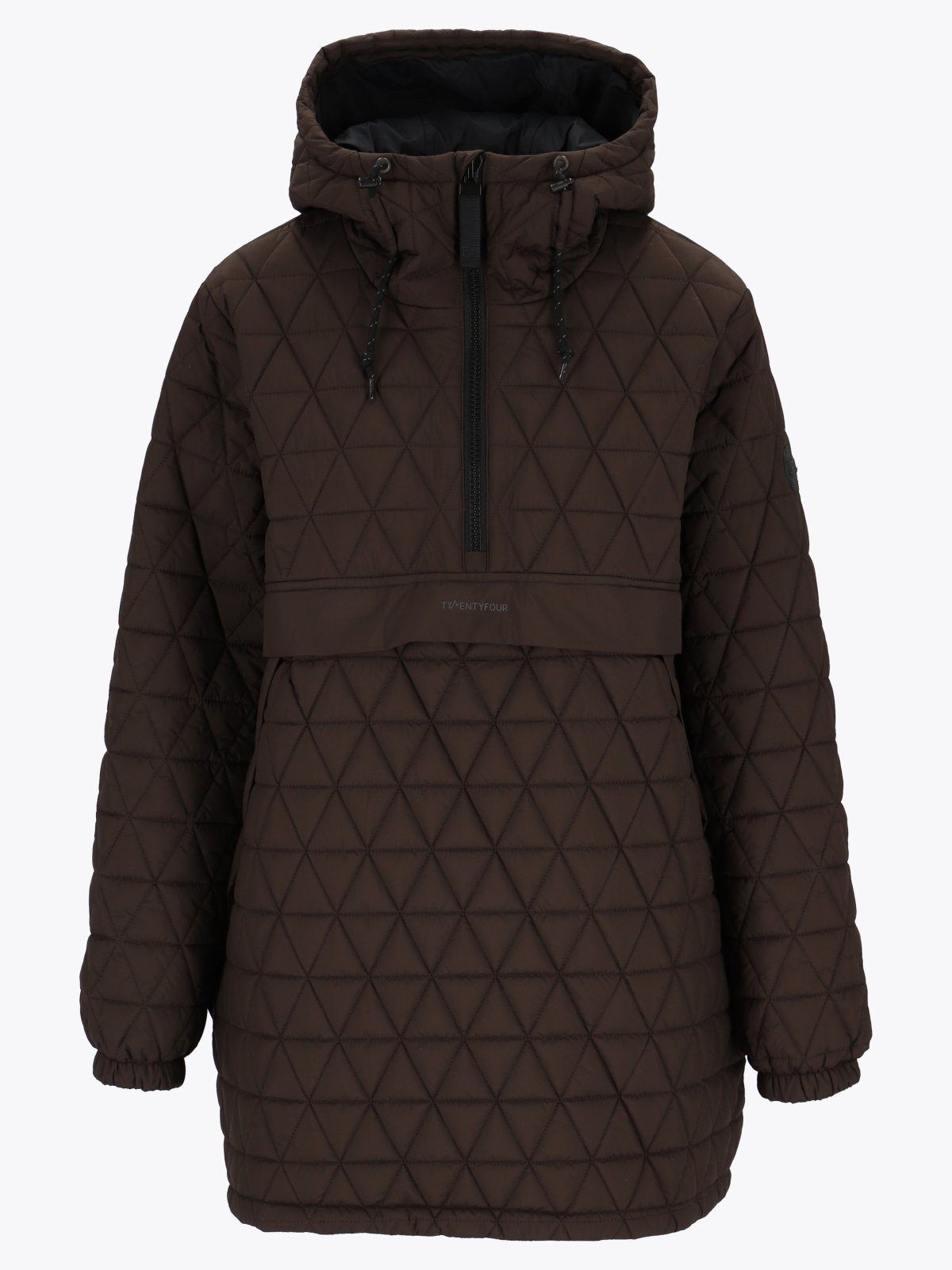 Twentyfour Mode Quilted Anorak Mørk brun