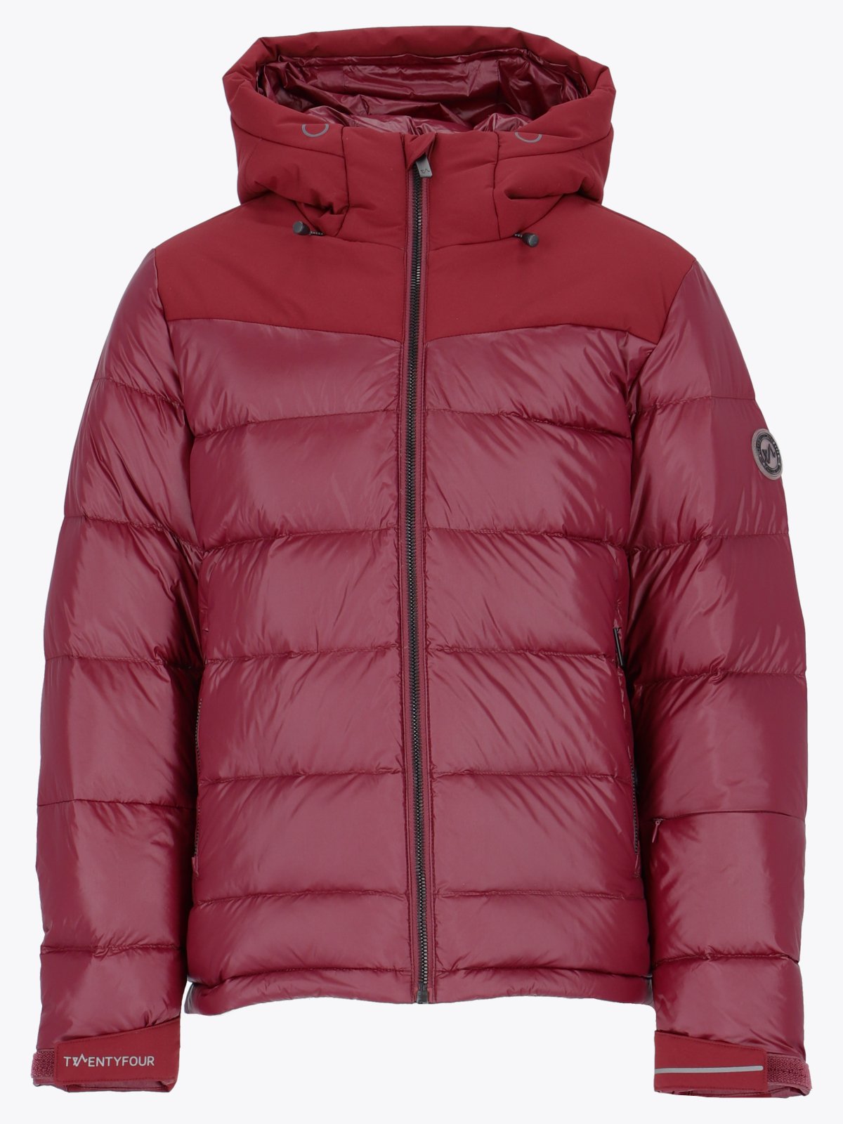 Twentyfour Aurora Warm Dunjakke Junior Mørk burgunder