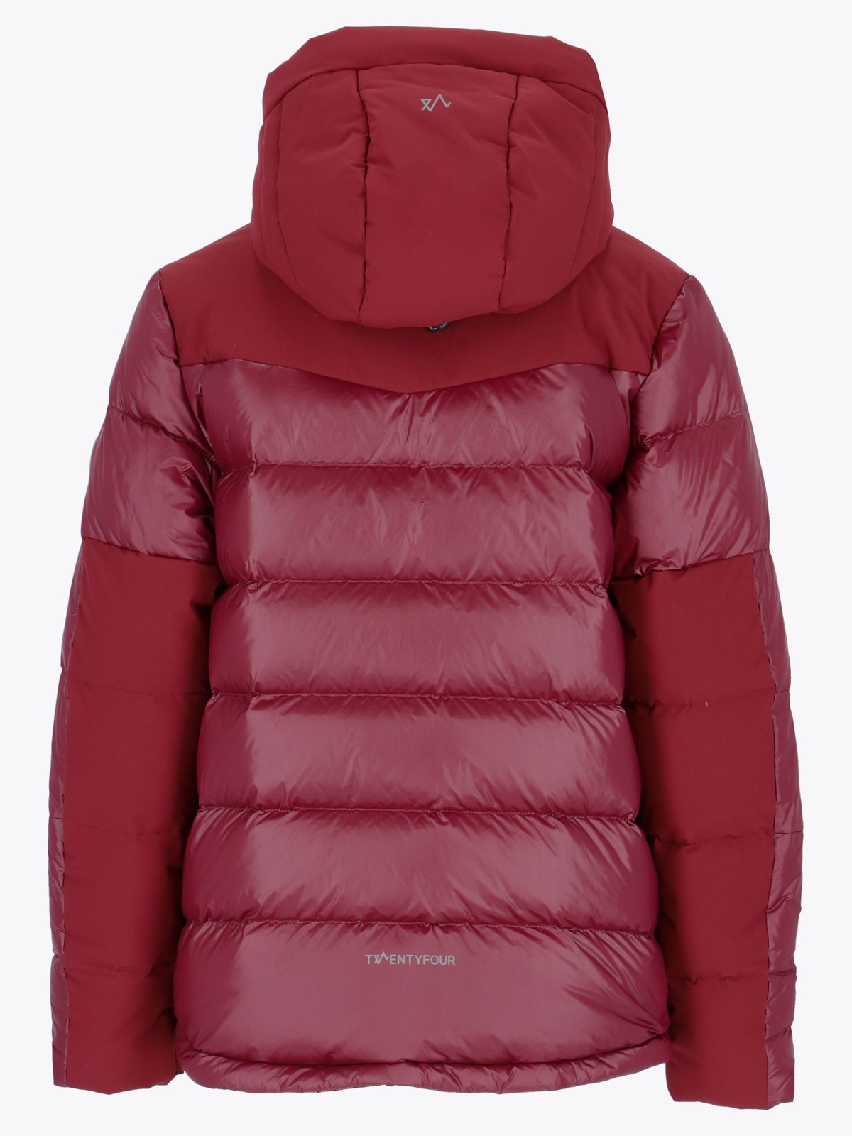 Twentyfour Aurora Warm Dunjakke Junior Mørk burgunder