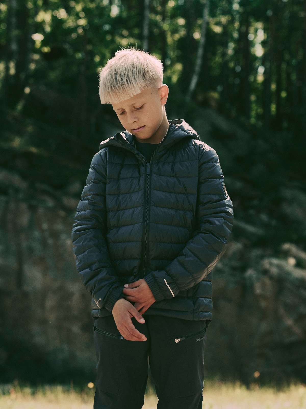 Twentyfour Aurora Lett Dunjakke Junior Sort